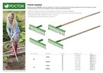 Грабли РОСТОК садовые с черенком, 12 витых зубцов 421900-12